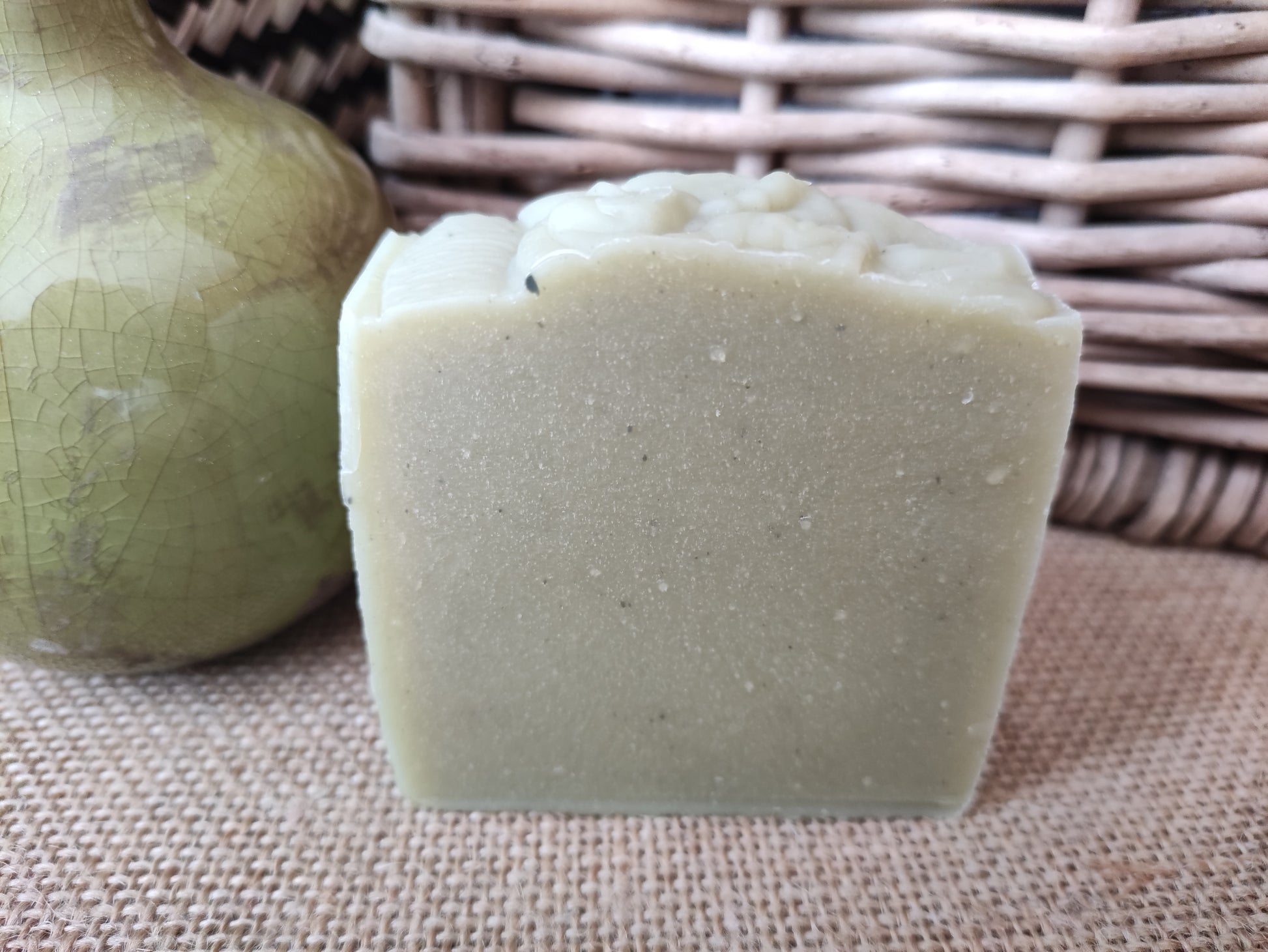 savon vert pâle 